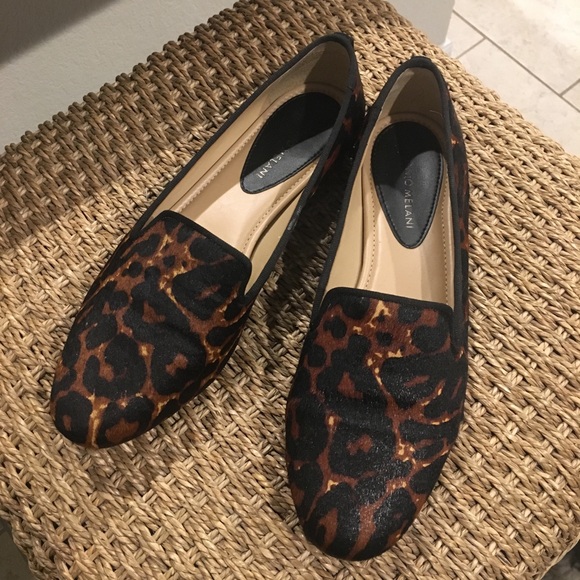 antonio melani leopard flats